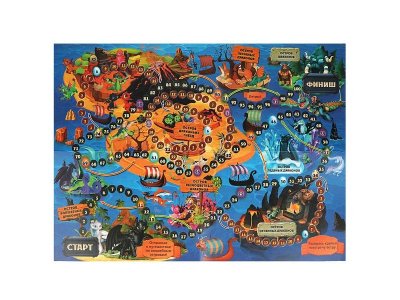 Настольная игра-ходилка Умные игры Приключения драконов 1-00461445_3