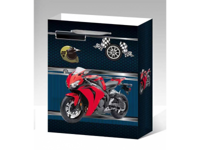 Пакет подарочный Top Shine Гонки 26*23*10 см 1-00420196_2