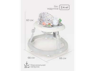 Ходунки Tomix Forest Bunny с игровой панелью, 6 колес 1-00461995_9