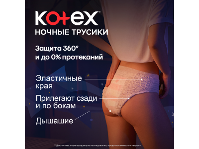 Трусики ночные Kotex 2 шт 1-00462288_7