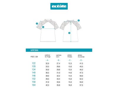 Блузка Acoola 1-00432536_5