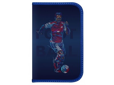 Пенал Schoolformat Быстрый игрок синий 100462415