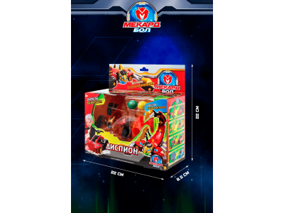 Игрушка-трансформер Mecard ball Диспион 1-00462432_14