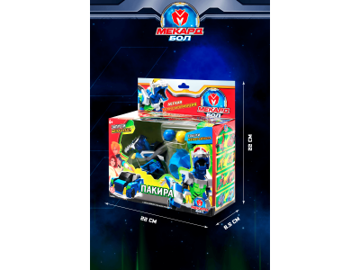Игрушка-трансформер Mecard ball Пакира 1-00462434_14