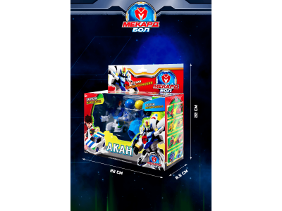 Игрушка-трансформер Mecard ball Акан 1-00462438_14