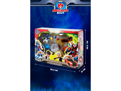 Мега игровой набор Mecard ball Битва Акана и Петана 1-00462440_9