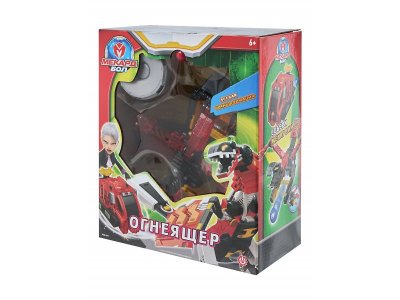 Игрушка-трансформер Mecard ball Огнеящер 1-00462446_5