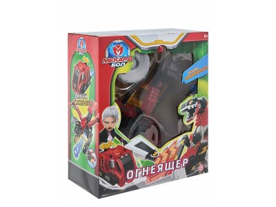 Игрушка-трансформер Mecard ball Огнеящер 1-00462446_8