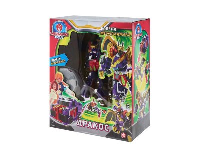 Игрушка-трансформер 2в1 Mecard ball Дракос 1-00462448_6