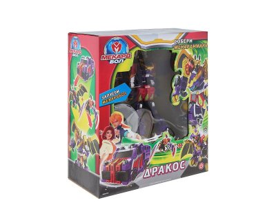 Игрушка-трансформер 2в1 Mecard ball Дракос 1-00462448_10