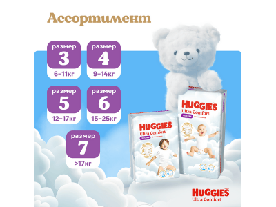 Трусики-подгузники Huggies Ultra Comfort для мальчиков 4 9-14 кг, 46 шт 1-00462279_9