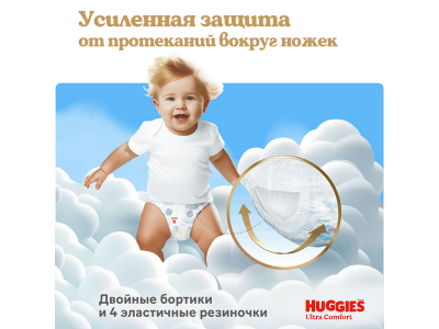 Трусики-подгузники Huggies Ultra Comfort для мальчиков 4 9-14 кг, 46 шт 1-00462279_14