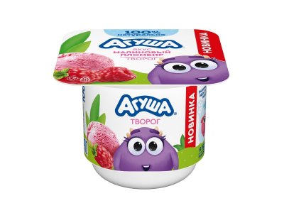 Творог Агуша Малиновый пломбир 3,9 %, 100 г 1-00462901_3