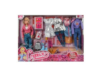 Кукла Карапуз София 29 см, с аксессуарами разноцветный 100463050