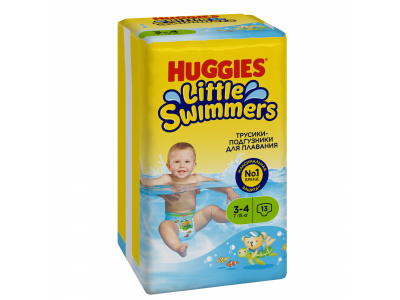 Подгузники-трусики Huggies для плавания, размер 3-4, 13 шт 1-00463095_5
