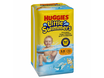 Подгузники-трусики Huggies для плавания, размер 5-6, 13 шт 1-00463096_2