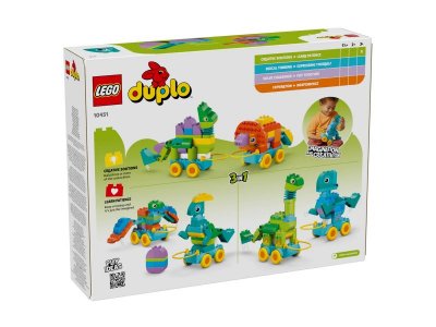 Конструктор LEGO Duplo 3-в-1 Динозавры на колёсах 10451 1-00463735_2