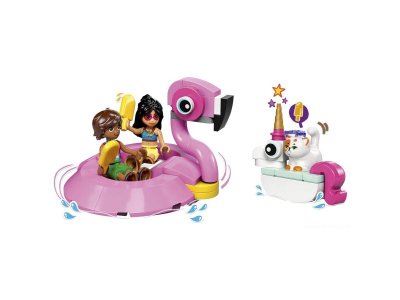 Конструктор LEGO Friends Вечеринка у бассейна с единорогом и фламинго 42658 1-00463745_4