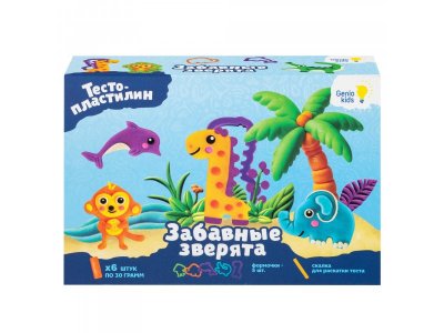 Набор для лепки Genio Kids Забавные зверята 1-00464469_2