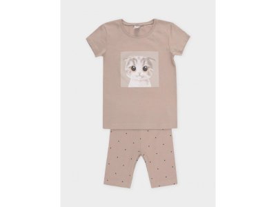 Пижама Crockid бежевый 100464557