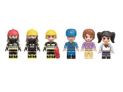 Конструктор Qman Пожарная станция 914 деталей 1-00450979_2