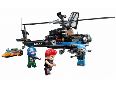 Конструктор Qman Военный вертолет 743 детали 1-00450982_2