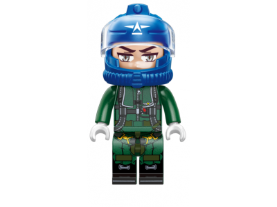 Конструктор Qman Военный вертолет 743 детали 1-00450982_4