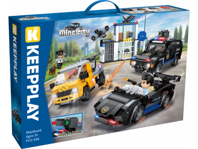 Конструктор Qman Преследование нарушителей 932 детали 1-00450983_2