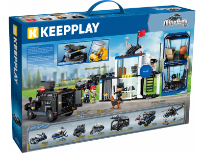 Конструктор Qman Преследование нарушителей 932 детали 1-00450983_3