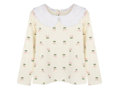 Лонгслив Palloncino Bunny's sparkle молочный 100459963