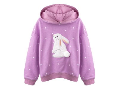 Худи Palloncino Bunny's sparkle сиреневый 100460055