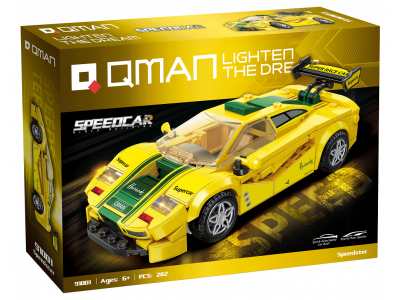 Конструктор Qman Гоночный автомобиль Спидстер 260 деталей 1-00450990_2