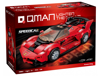 Конструктор Qman Гоночный автомобиль Король мощности 320 деталей 1-00450991_3