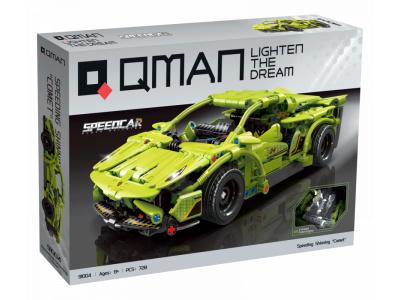 Конструктор Qman Гоночный автомобиль Сияющая комета 702 детали 1-00450993_3