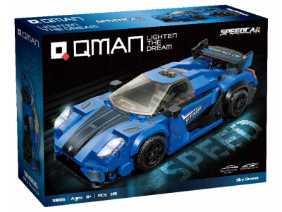Конструктор Qman Гоночный автомобиль Парящий в небе 319 деталей 1-00450995_2