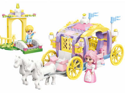 Конструктор Qman Карета принцессы 374 деталей 100451000