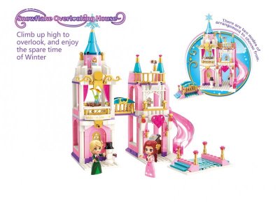 Конструктор Qman Дом снежинок 405 деталей 1-00451004_3