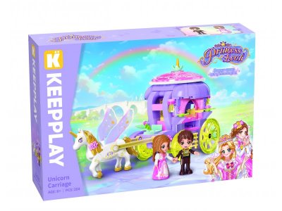 Конструктор Qman Волшебная карета единорога 206 деталей 1-00451005_2