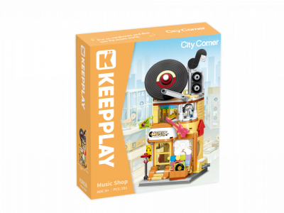 Конструктор Qman Музыкальный магазин 351 деталь 1-00451016_2