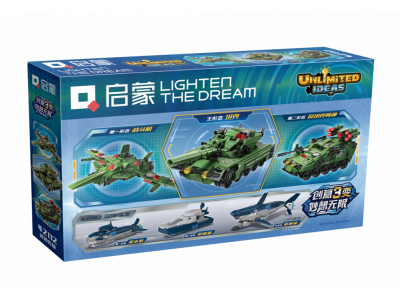 Конструктор Qman Танк-Трансформер 329 деталей 1-00451020_3