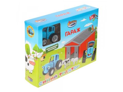 Набор игровой Играем вместе Синий Трактор Гараж с коровой и овцой, инерция 1-00461750_5