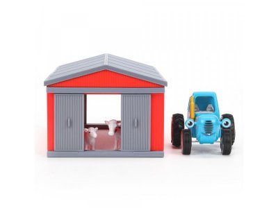 Набор игровой Играем вместе Синий Трактор Гараж с коровой и овцой, инерция 1-00461750_10