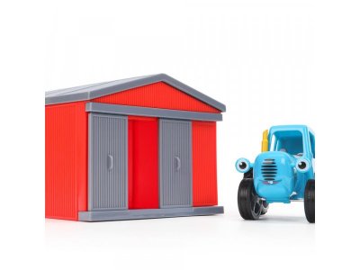 Набор игровой Играем вместе Синий Трактор Гараж с коровой и овцой, инерция 1-00461750_9