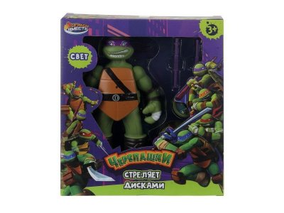 Фигурка Играем вместе Черепашки ниндзя, стреляет дисками, 22 см, свет 1-00461752_2