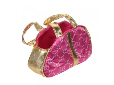 Мягкая игрушка Мой питомец Собака в розовой сумочке гуччи, 18 см 1-00461762_3