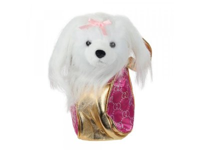 Мягкая игрушка Мой питомец Собака в розовой сумочке гуччи, 18 см 1-00461762_9
