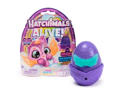 Фигурка Hatchimals Хэтчималс Сюрприз мини в яйце, неоновая коллекция 1-00450905_5
