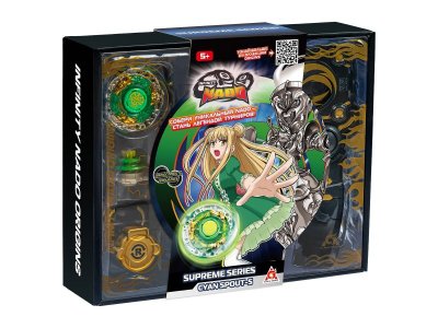 Игрушка Infinity Nado Волчок Cyan Spout Неоновый смерч 1-00464959_11