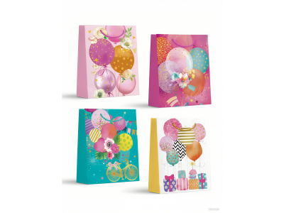 Пакет подарочный Top Shine Шары 26*32*10 см в ассорт. 100457492