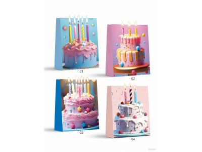 Пакет подарочный Top Shine Торт 31*40*12 см в ассорт. 100457494